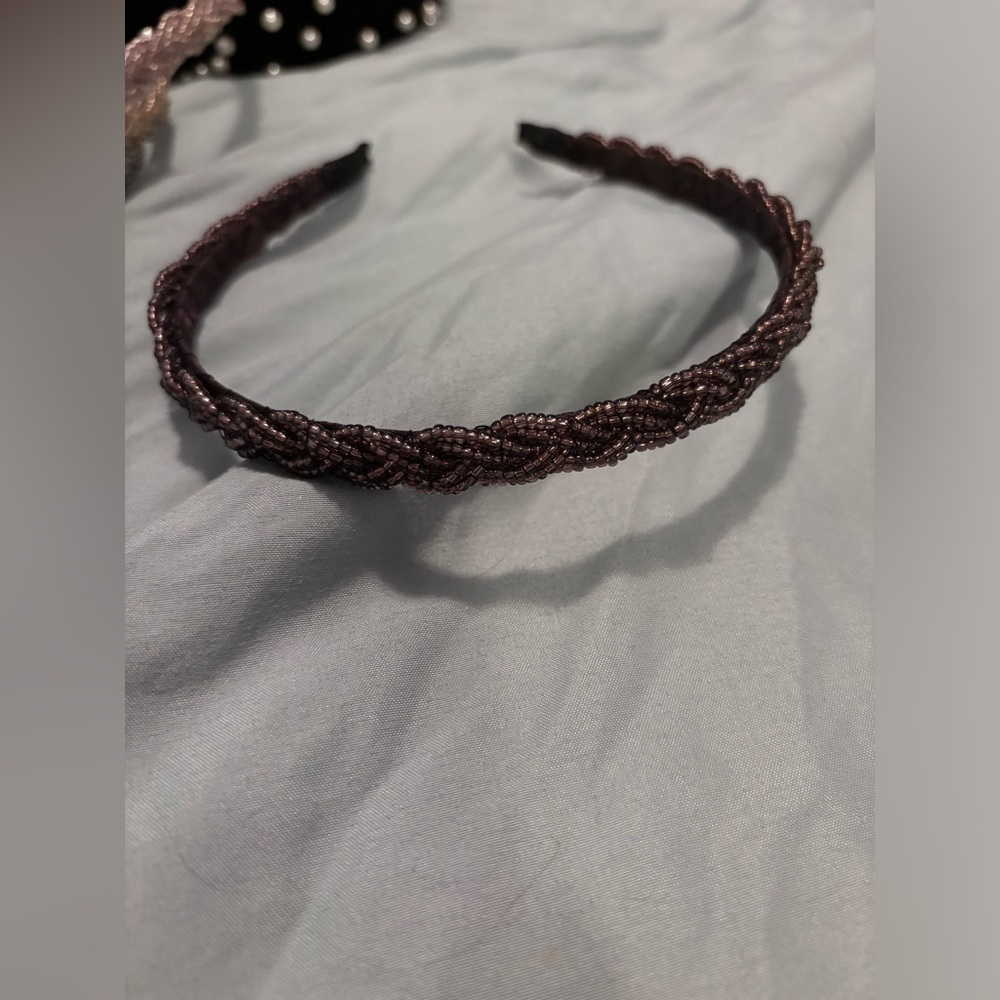 Braided beaded headbands set of 4 - Picture 5 of 6